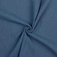 Muslin Uni *Gerda* BIO-Organic - indigo blue