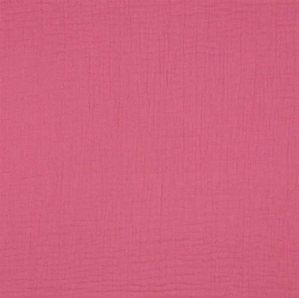 Muslin Uni *Vera* - dark pink