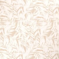 Viskose-Popeline Blumen - beige