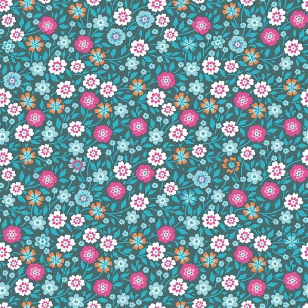 Cotton poplin flowers