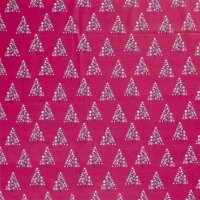 Cotton Poplin Decorated Tree - fuchsia