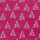 Cotton Poplin Decorated Tree - fuchsia