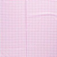 Cotton poplin yarn dyed - Vichy check 10mm pink